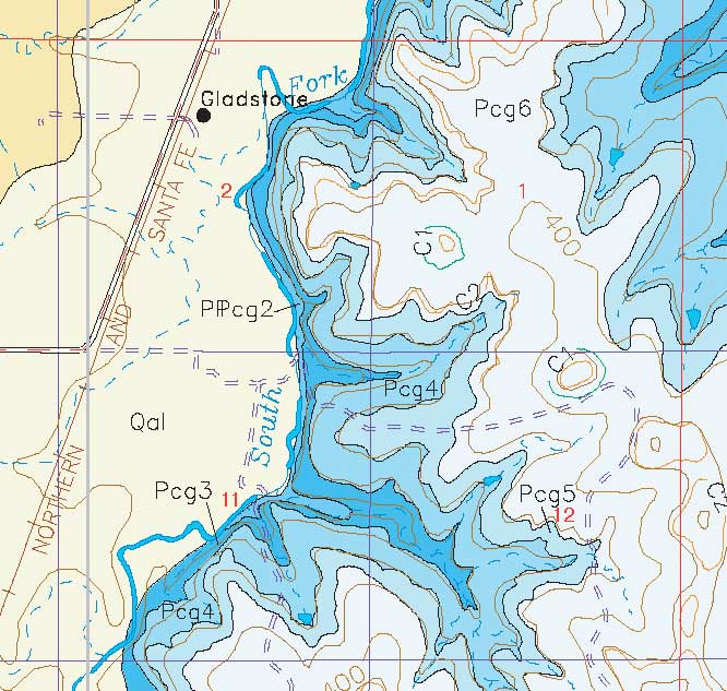 small geologic map