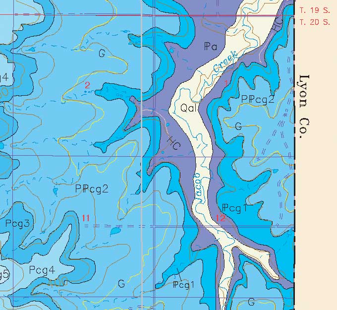 small geologic map