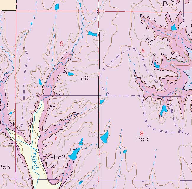 small geologic map