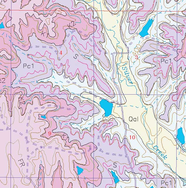 small geologic map