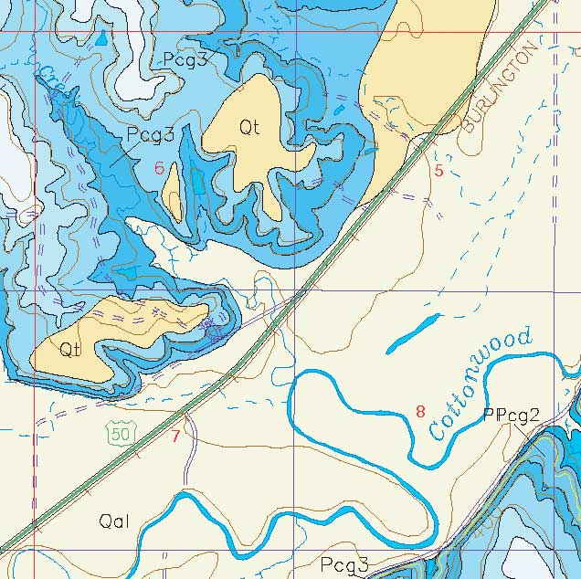 small geologic map