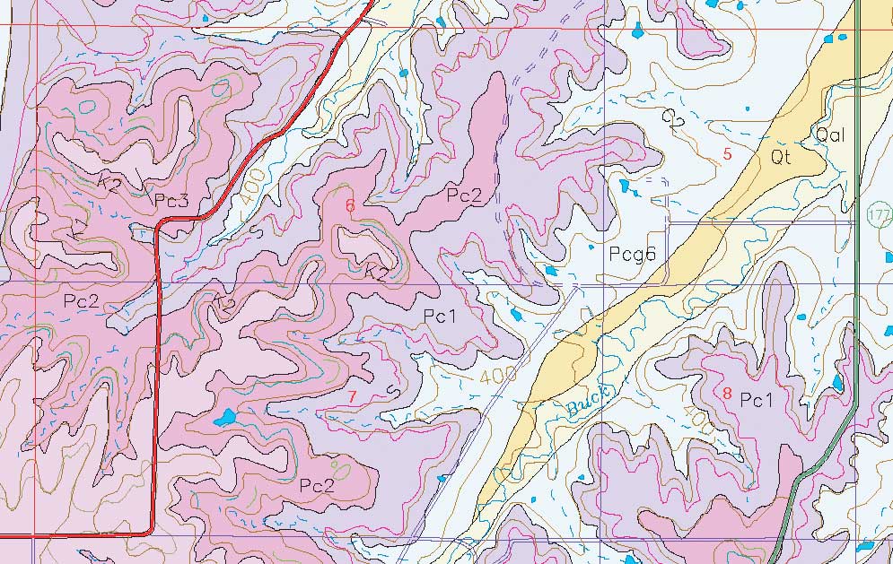 small geologic map