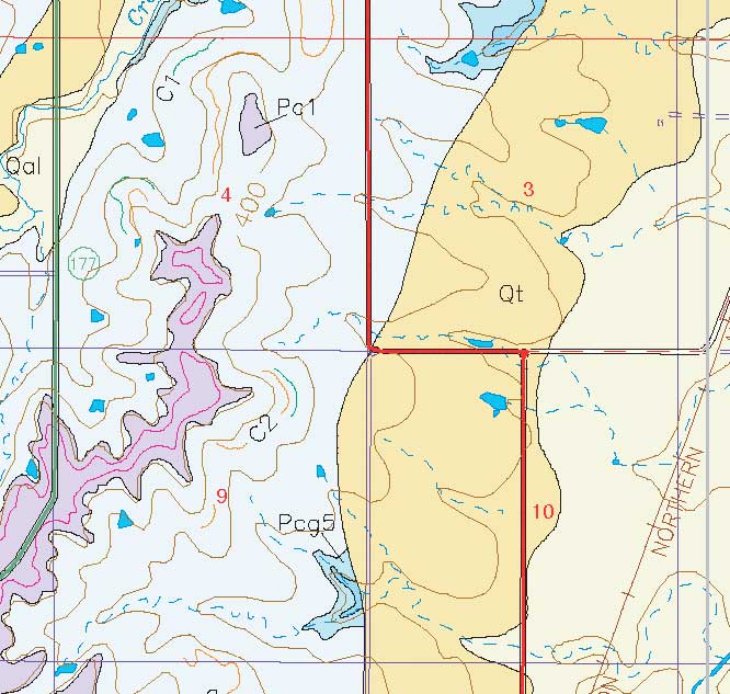 small geologic map