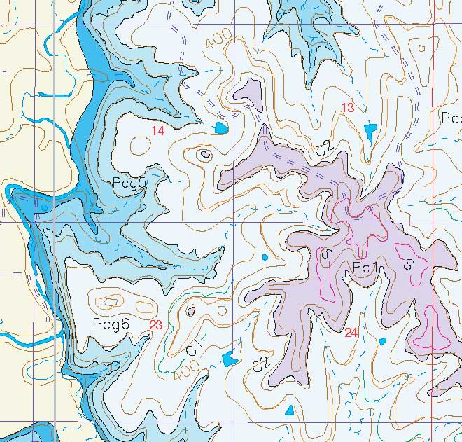 small geologic map