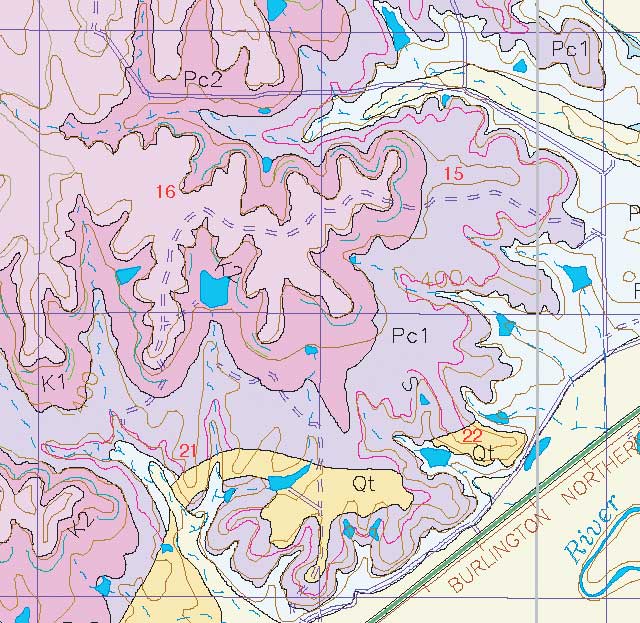 small geologic map