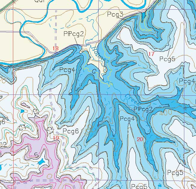 small geologic map