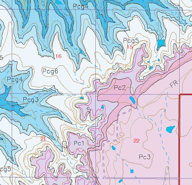 small geologic map