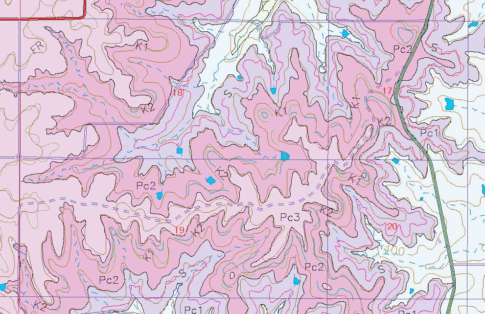 small geologic map