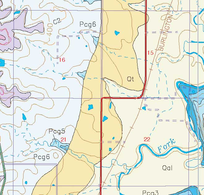 small geologic map