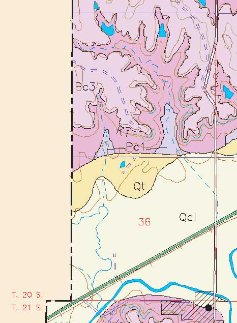 small geologic map