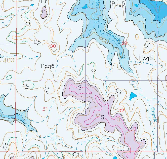 small geologic map