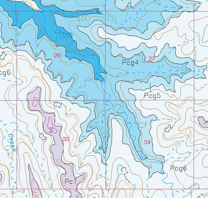 small geologic map