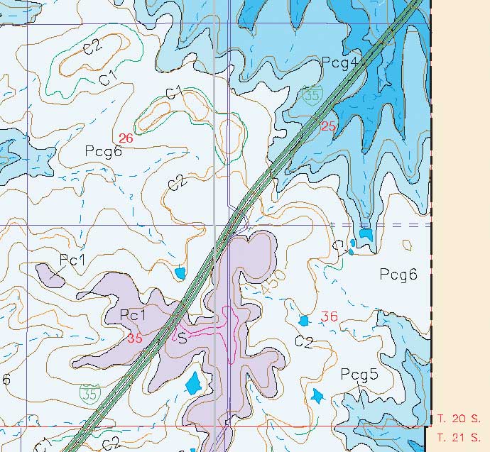 small geologic map