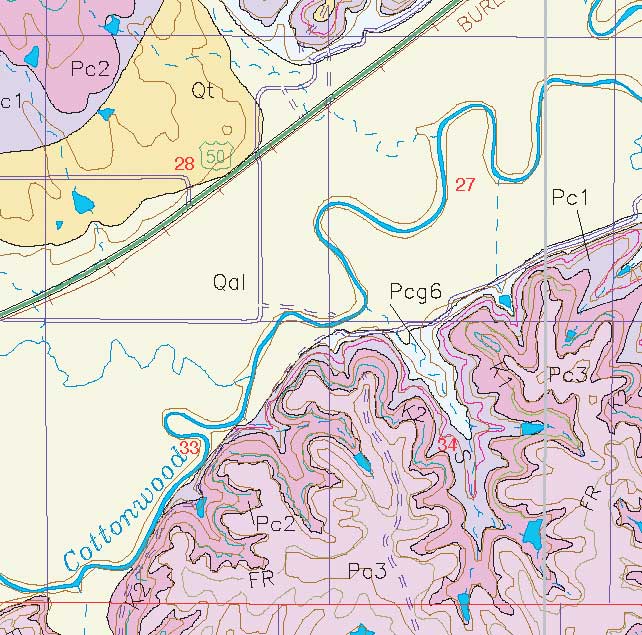 small geologic map