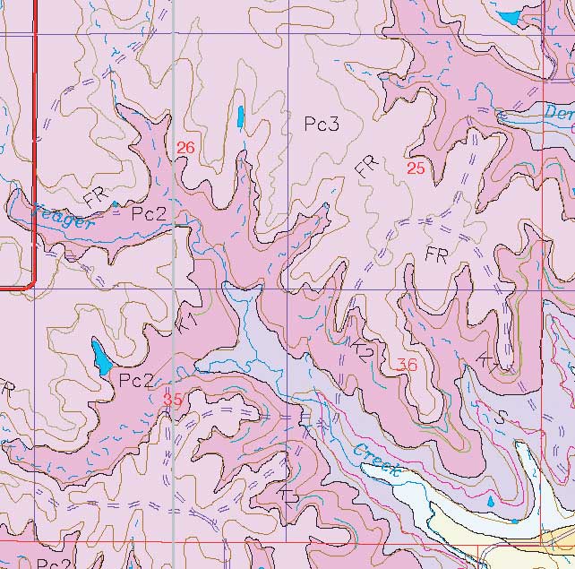 small geologic map