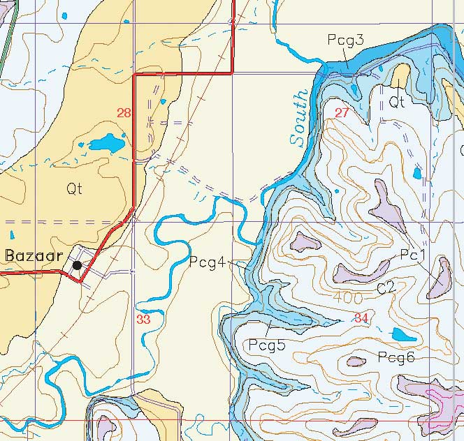 small geologic map