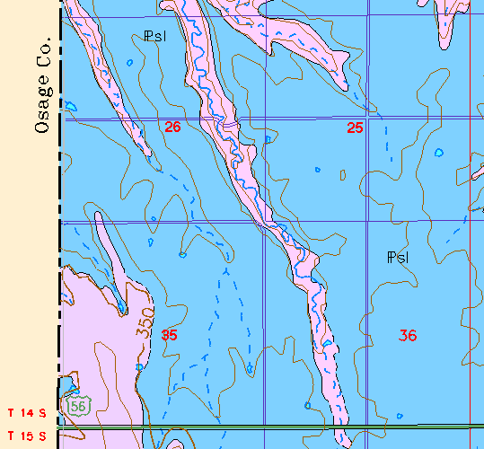 small geologic map