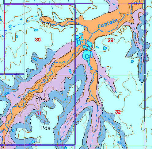 small geologic map