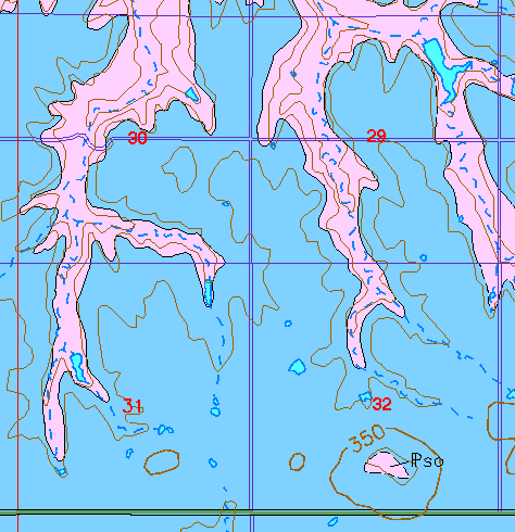 small geologic map