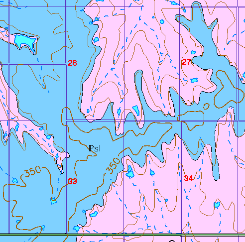 small geologic map