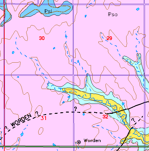 small geologic map