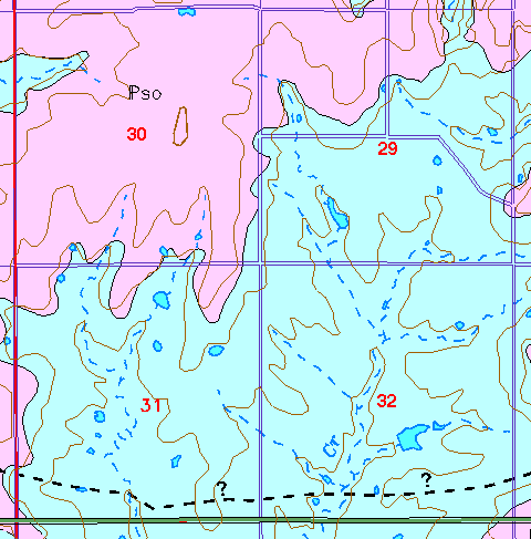 small geologic map