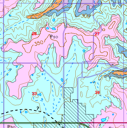 small geologic map