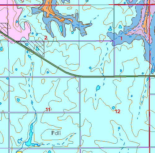 small geologic map