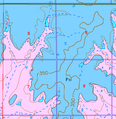 small geologic map