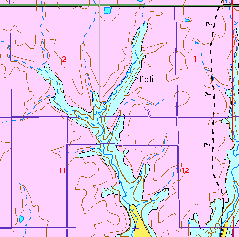 small geologic map