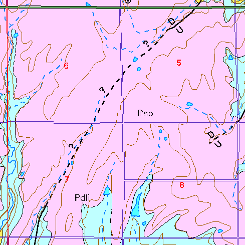 small geologic map