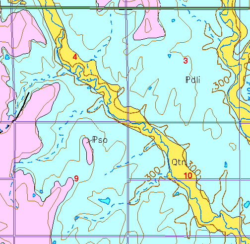 small geologic map