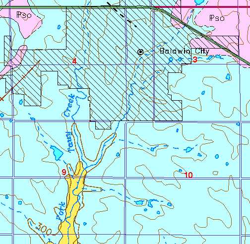 small geologic map