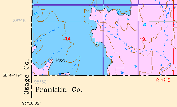 small geologic map