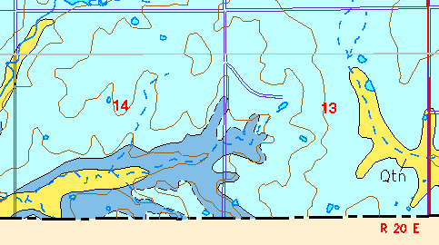 small geologic map