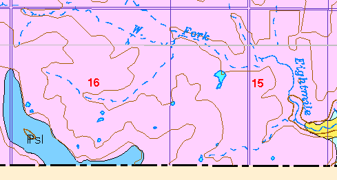 small geologic map