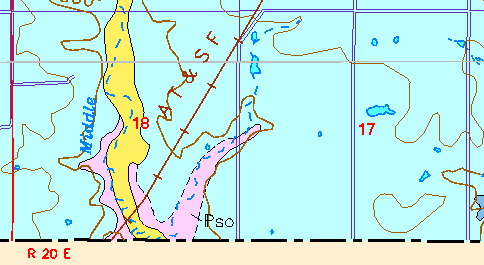 small geologic map