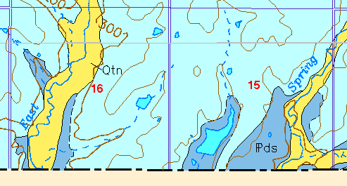 small geologic map