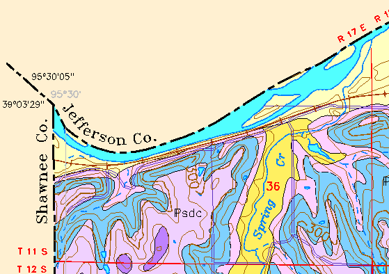 small geologic map