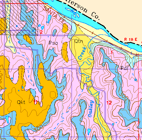 small geologic map