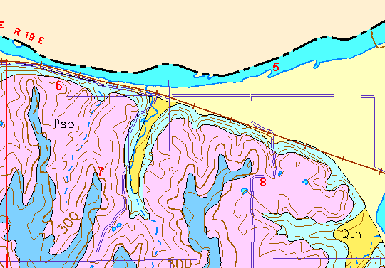 small geologic map