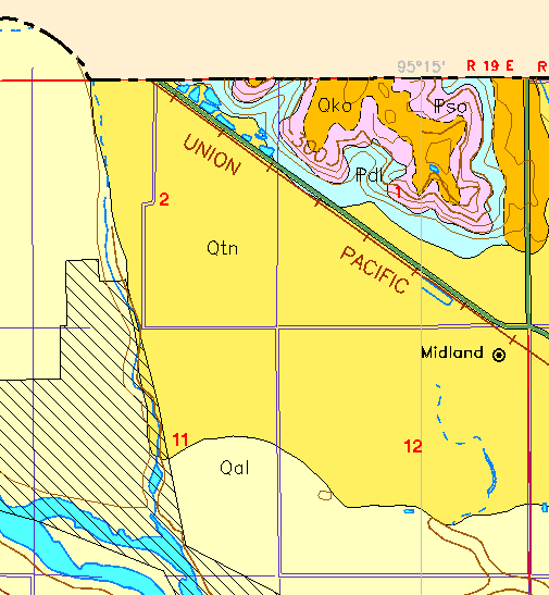 small geologic map