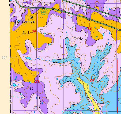 small geologic map