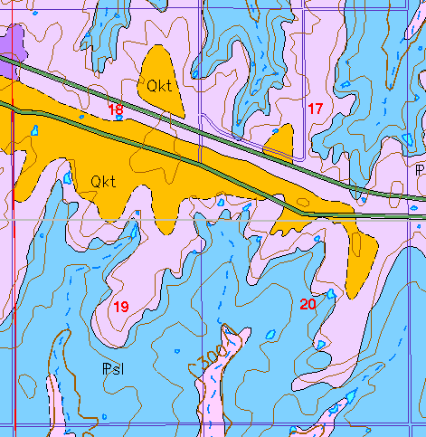 small geologic map