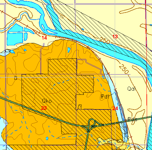 small geologic map