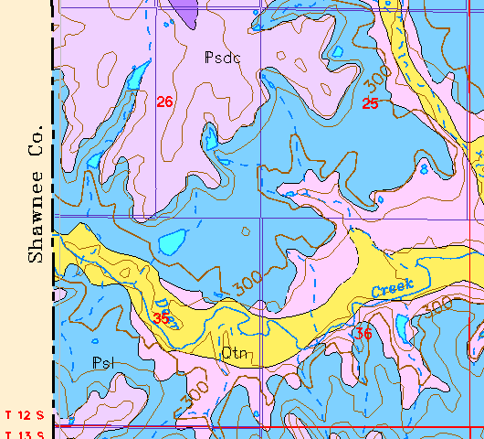 small geologic map