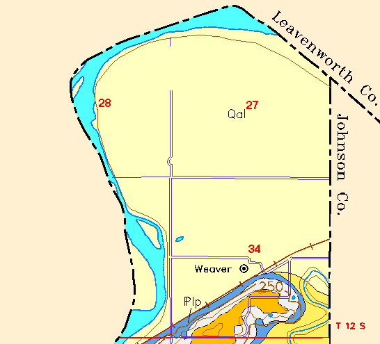 small geologic map