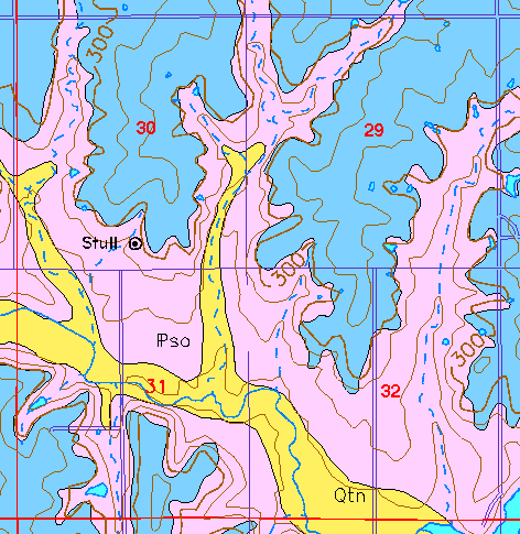 small geologic map