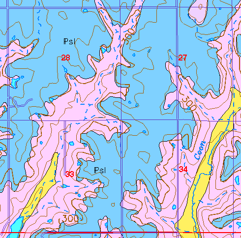 small geologic map