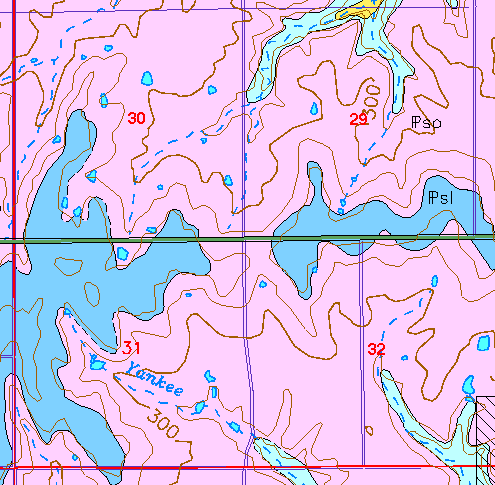 small geologic map